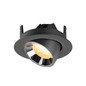 Preview: SLV 1010049 NUMINOS GIMBLE XS, Deckeneinbauleuchte schwarz/chrom 3000K 40°