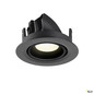 Preview: SLV 1010062 NUMINOS® GIMBLE XS, Deckeneinbauleuchte, 4000 K, 20°, IP20, rund, schwarz