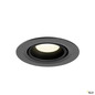 Preview: SLV 1010062 NUMINOS® GIMBLE XS, Deckeneinbauleuchte, 4000 K, 20°, IP20, rund, schwarz