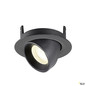 Preview: SLV 1010068 NUMINOS® GIMBLE XS, Deckeneinbauleuchte, 4000 K, 55°, IP20, rund, schwarz