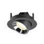 Preview: SLV 1010070 NUMINOS GIMBLE XS, Deckeneinbauleuchte schwarz/chrom 4000K 55°