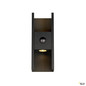Preview: SLV 1010108 FLATT II, Wandaufbauleuchte, SENSOR, 2700 K, max. 10 W, schwarz