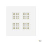Preview: SLV 1010122 PAVANNO, 625 45 830/840/850 WB WH UGR19 DALI