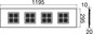 Preview: SLV 1010123 PAVANNO, 1200/300 45 830/840/850 WB WH UGR19