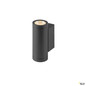 Preview: SLV 1010167 HELIA PRO S, Wandaufbauleuchte, up/down, DALI, P2, zylindrisch, 2700 K, 12 W, 24°, anthrazit