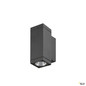 Preview: SLV 1010177 THEO PRO S, Wandaufbauleuchte, single, DALI, P1, rechteckig, 2700 K, 3 W, 24°, anthrazit