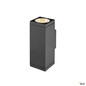 Preview: SLV 1010187 THEO PRO L, Wandaufbauleuchte, up/down, DALI, P1, 2700 K, 20 W, touch, 24°, anthrazit