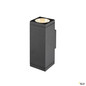 Preview: SLV 1010191 THEO PRO L, Wandaufbauleuchte, up/down, DALI, P2, 2700 K, 30 W, touch, 24°, anthrazit