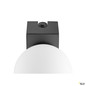 Preview: SLV 1010193 SUN Mirror, Wandaufbauleuchte, quad, 2700/3000/4000 K, TOUCH button, 18 W,  IP44, schwarz