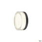 Preview: SLV 1010210 CYFT XL, Wand- und Deckenaufbauleuchte, 2700/3000/4000 K, 15 W, PHASE, 125°, IP65 schwarz / klar