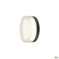 Preview: SLV 1010211 CYFT WAVE XL, Wand- und Deckenaufbauleuchte, 2700/3000/4000 K, 15 W, PHASE, 105°, IP65 schwarz / klar