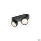 Preview: SLV 1010264 KALU 2.0, Wand- und Deckenaufbauleuchte, PHASE, 2700 K, 19 W, 36°, schwarz