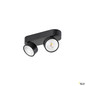 Preview: SLV 1010264 KALU 2.0, Wand- und Deckenaufbauleuchte, PHASE, 2700 K, 19 W, 36°, schwarz