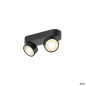 Preview: SLV 1010267 KALU 2.0, Wand- und Deckenaufbauleuchte, PHASE, 3000 K, 19 W, 36°, schwarz