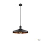 Preview: SLV 1010285 LALU®, Pendelleuchte, E27 Base, Mix&Match, Pendellänge 200 cm, 1 x max. 10 W, schwarz
