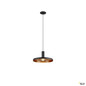 Preview: SLV 1010286 LALU®, Pendelleuchte, LED Base, Mix&Match, recessed canopy, Pendellänge 200 cm, 2700/3000K, 40°, PHASE, schwarz
