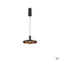 Preview: SLV 1010287 LALU®, Pendelleuchte, LED Base, Mix&Match, surface mounted canopy, Pendellänge 200 cm, 2700/3000K, 40°, PHASE, schwarz