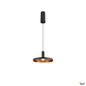 Preview: SLV 1010287 LALU®, Pendelleuchte, LED Base, Mix&Match, surface mounted canopy, Pendellänge 200 cm, 2700/3000K, 40°, PHASE, schwarz