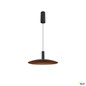 Preview: SLV 1010287 LALU®, Pendelleuchte, LED Base, Mix&Match, surface mounted canopy, Pendellänge 200 cm, 2700/3000K, 40°, PHASE, schwarz