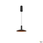 Preview: SLV 1010287 LALU®, Pendelleuchte, LED Base, Mix&Match, surface mounted canopy, Pendellänge 200 cm, 2700/3000K, 40°, PHASE, schwarz