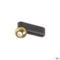 Preview: SLV 1010312 DYSKO, Wand- und Deckenaufbauleuchte, switch, single, PHASE, 2700K, 6.7 W, 36°, schwarz / gold