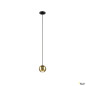 Preview: SLV 1010359 DYSKO, Pendelleuchte, PHASE, Pendellänge 200 cm, 2700K, 36°, schwarz / gold