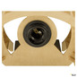 Preview: SLV 1010401 WUD WL, E27, Wandaufbauleuchte, zylindrisch, 1 x max. 40 W, natur