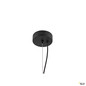 Preview: SLV 1010413 OLYPSO 40, Pendelleuchte, E27, Pendellänge 400 cm, 1 x max. 40 W, schwarz