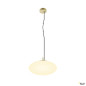 Preview: SLV 1010414 OLYPSO 40, Pendelleuchte, E27, Pendellänge 400 cm, 1 x max. 40 W, gold