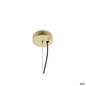 Preview: SLV 1010414 OLYPSO 40, Pendelleuchte, E27, Pendellänge 400 cm, 1 x max. 40 W, gold