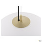 Preview: SLV 1010414 OLYPSO 40, Pendelleuchte, E27, Pendellänge 400 cm, 1 x max. 40 W, gold