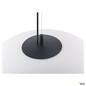 Preview: SLV 1010415 OLYPSO 50, Pendelleuchte, E27, Pendellänge 400 cm, 1 x max. 40 W, schwarz