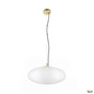 Preview: SLV 1010416 OLYPSO 50, Pendelleuchte, E27, Pendellänge 400 cm, 1 x max. 40 W, gold
