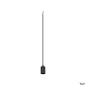 Preview: SLV 1010420 FITU PD, E27, ribbed, Pendelleuchte, Pendellänge 500 cm, offenes Kabelende, 1 x max. 15 W, schwarz