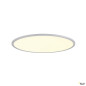 Preview: SLV 1010425 PANEL 60, Deckenaufbauleuchte, rund, DALI, 3000/4000K, 29 W, 90°, grau