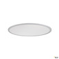Preview: SLV 1010425 PANEL 60, Deckenaufbauleuchte, rund, DALI, 3000/4000K, 29 W, 90°, grau