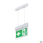 Preview: SLV 1010504 P-LIGHT, Wand- und Deckenaufbauleuchte, rechteckig, 6000K, 3 W, weiß / transparent