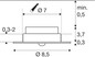 Preview: SLV 1010507 P-LIGHT, Deckeneinbauleuchte, rund, 6500K, 5W, weiß