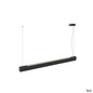 Preview: SLV 1010510 GLENOS® PRO, Pendelleuchte, 1,2m, DALI, UGR16, Pendellänge 210 cm, 3000K, 75°, schwarz