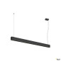 Preview: SLV 1010512 GLENOS® PRO, Pendelleuchte, 1,2m, DALI, UGR16, Pendellänge 210 cm, 4000K, 75°, schwarz