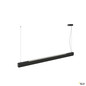 Preview: SLV 1010516 GLENOS® PRO, Pendelleuchte, 1,5m, DALI, UGR16, Pendellänge 210 cm, 4000K, 75°, schwarz