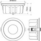 Preview: SLV 1010763 DOWNLIGHT P, 165 30 HG 840 60 ML WH IP54