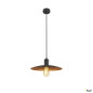 Preview: SLV 1010786 LALU® SET, Pendelleuchte, E27 Base, ELYPSE 33, Pendellänge 200 cm, 1 x max. 7.5 W, schwarz