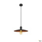 Preview: SLV 1010786 LALU® SET, Pendelleuchte, E27 Base, ELYPSE 33, Pendellänge 200 cm, 1 x max. 7.5 W, schwarz