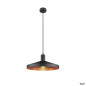 Preview: SLV 1010787 LALU® SET, Pendelleuchte, E27 Base, TETRA 36, Pendellänge 200 cm, 1 x max. 7.5 W, schwarz