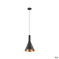 Preview: SLV 1010793 LALU® SET, Pendelleuchte, LED Base, CONE 15, PHASE, Recessed, Pendellänge 200 cm, 2700/3000 K, 40°, schwarz