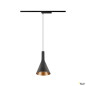 Preview: SLV 1010797 LALU® SET, 1~ Pendelleuchte, LED Base, CONE 15, PHASE, Pendellänge 200 cm, 2700/3000K, 40°, schwarz