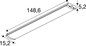 Preview: SLV 1010916 BATTEN FLAT P, 1500 72 830/840/850 ML WH