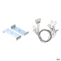 Preview: SLV 1010932 BATTEN FLAT P, Suspension kits with 2m 2pcs
