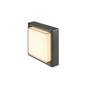 Preview: SLV 1011260 AINOS SLIDE WL, Wandaufbauleuchte, eckig, Phase, 2700/3000K, 11W, IP65, schwarz